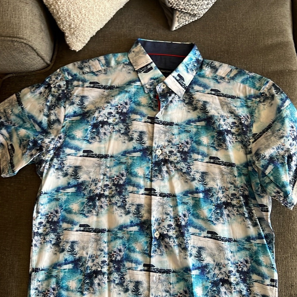 Asian print shirt